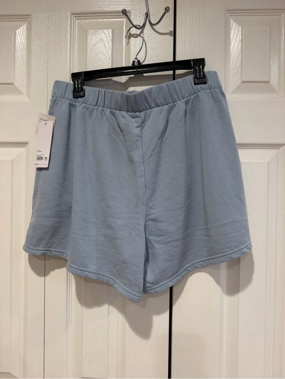Yogalicious Light Blue Athletic Lounge Shorts - Picture 5 of 8